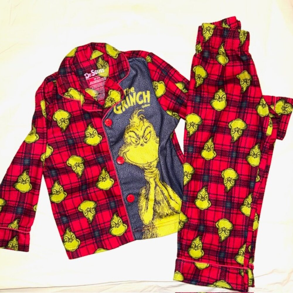 Officially Licensed Dr Seuss Grinch Pajamas for Kids